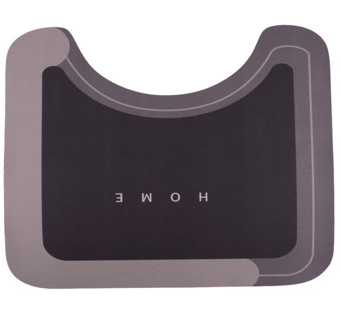 SOHO Набір діатомітових килимків для ванної та туалету Soho 50х40 см, 50х80 см Gray