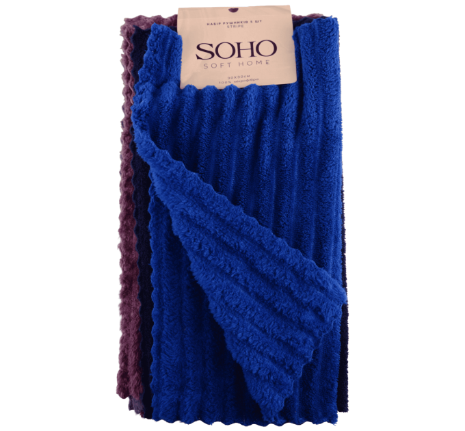 SOHO Набір рушників Soho 30х30 см Stripe, 5 шт.