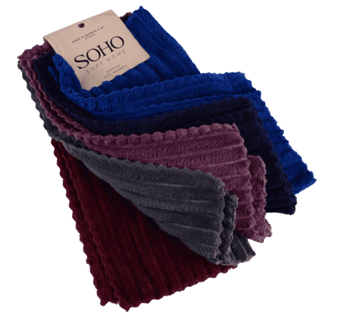 SOHO Набір рушників Soho 30х30 см Stripe, 5 шт.