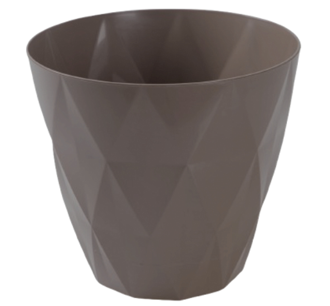 Violet House Горщик для квітів Violet House 0198 PRIZMA BROWN 1.5 л