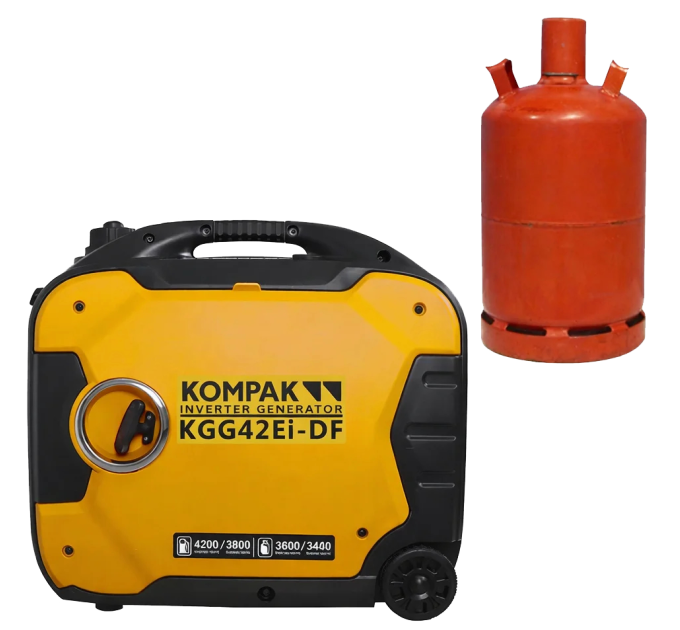 KOMPAK Генератор двох паливний Kompak KGG42Ei-DF 3.8/4.2 кВт
