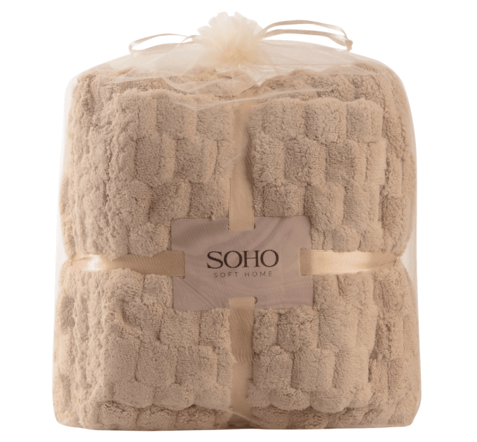 SOHO Набір рушників Soho 35х75+70х140 см Sote Beige