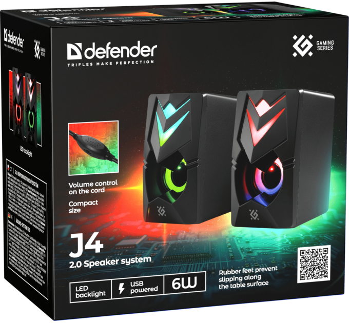 Defender Акустика Defender J4 2.0 6W (65964) Black