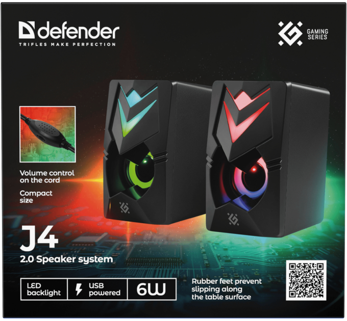 Defender Акустика Defender J4 2.0 6W (65964) Black