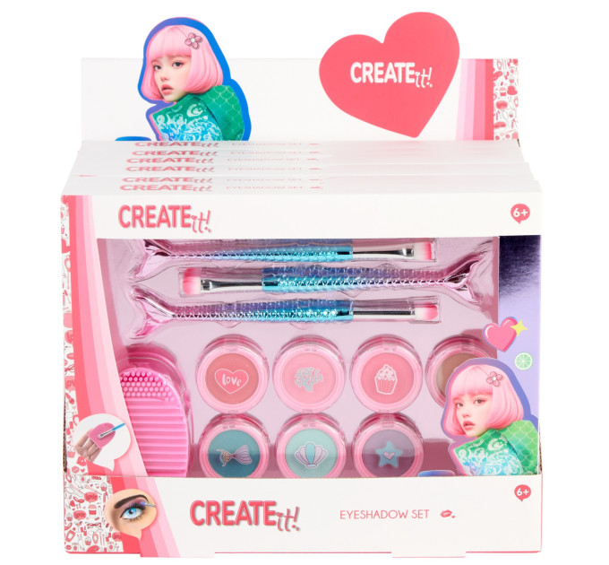 Create it! Набір тіней для повік Create IT! з пензликами