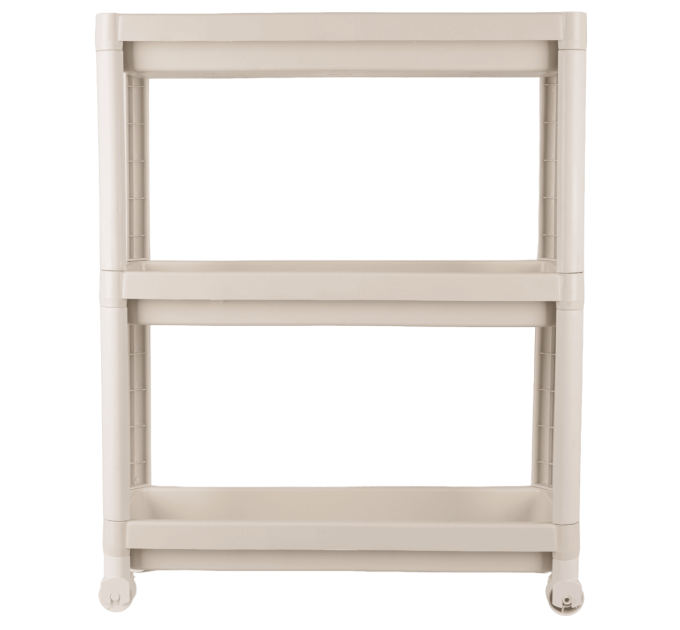 Violet House Етажерка 3-х ярусна Violet House 6015 Long Shelf 3 WHITE 54х18х67 см