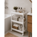 Violet House Етажерка 3-х ярусна Violet House 6015 Long Shelf 3 WHITE 54х18х67 см