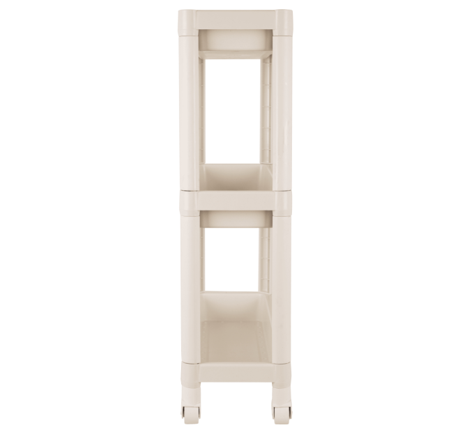 Violet House Етажерка 3-х ярусна Violet House 6015 Long Shelf 3 WHITE 54х18х67 см