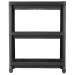 Violet House Етажерка 3-х ярусна Violet House 6015 Long Shelf 3 GREY 54х18х67 см