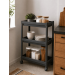 Violet House Етажерка 3-х ярусна Violet House 6015 Long Shelf 3 GREY 54х18х67 см