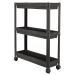 Violet House Етажерка 3-х ярусна Violet House 6015 Long Shelf 3 GREY 54х18х67 см