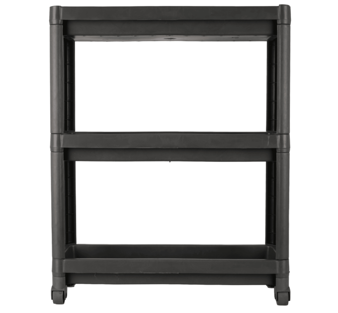 Violet House Етажерка 3-х ярусна Violet House 6015 Long Shelf 3 GREY 54х18х67 см