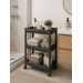 Violet House Етажерка 3-х ярусна Violet House 6015 Long Shelf 3 GREY 54х18х67 см
