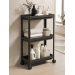 Violet House Етажерка 3-х ярусна Violet House 6015 Long Shelf 3 GREY 54х18х67 см
