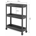 Violet House Етажерка 3-х ярусна Violet House 6015 Long Shelf 3 GREY 54х18х67 см