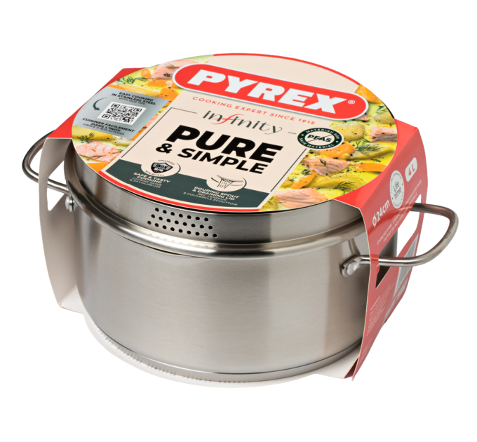 Pyrex Каструля Pyrex Infinity, (4 л) 24 см