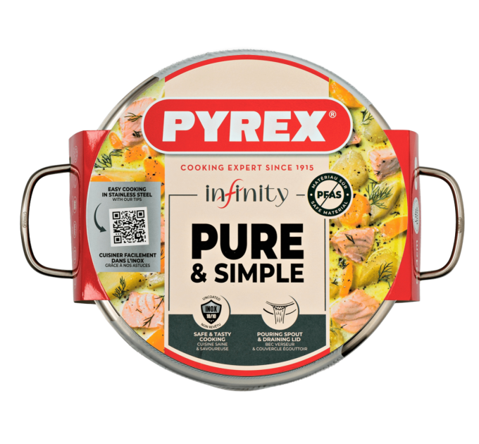 Pyrex Каструля Pyrex Infinity, (4 л) 24 см
