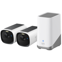 IP-камера Eufy E40 - 2-Cam Kit + HomeBase S380 2K, NV, PV, AI White