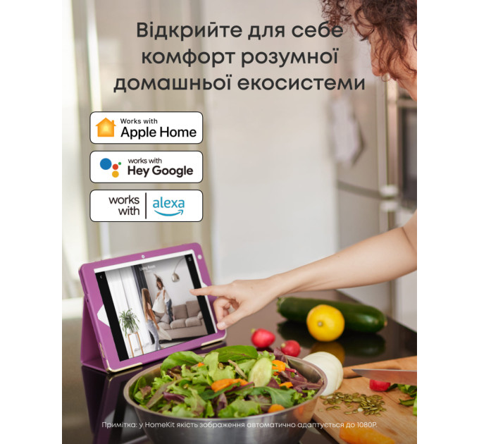 EUFY IP-камера Eufy E30 - Indoor Camera 4K, 360°, NV, AI White
