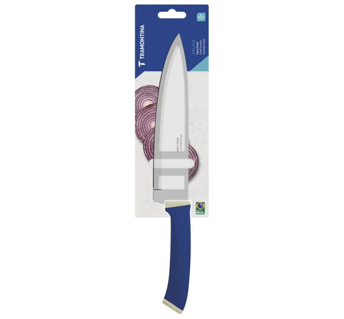 Tramontina Ніж Chef Tramontina Felice blue, 203 мм