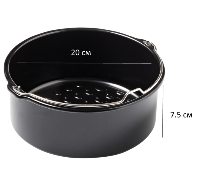 Pyrex Форма для запікання Pyrex AirFryer, 20x19x7.5 см (1.6 л)