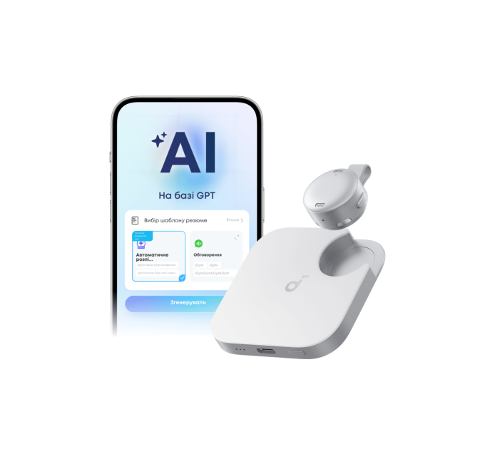 Anker Диктофон Anker SoundСore Work White