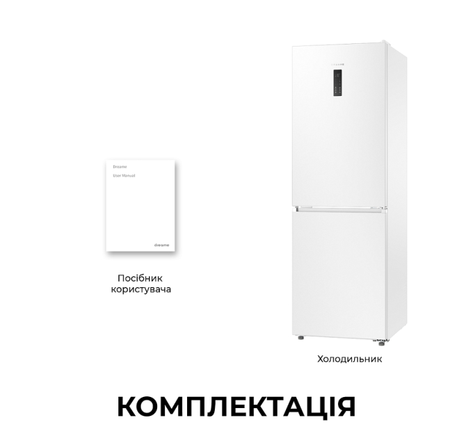 Dreame Холодильник Dreame MegaPro 185cm E class-White