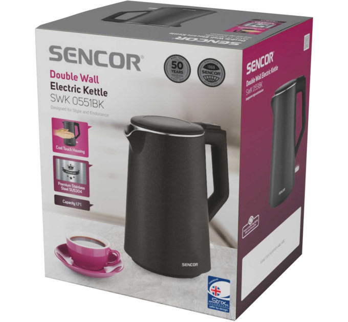 Sencor Електрочайник Sencor SWK 0551BK
