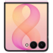 Samsung Чохол Samsung Flip 8 Clear Case EF-QF776CTEGUA Transparency