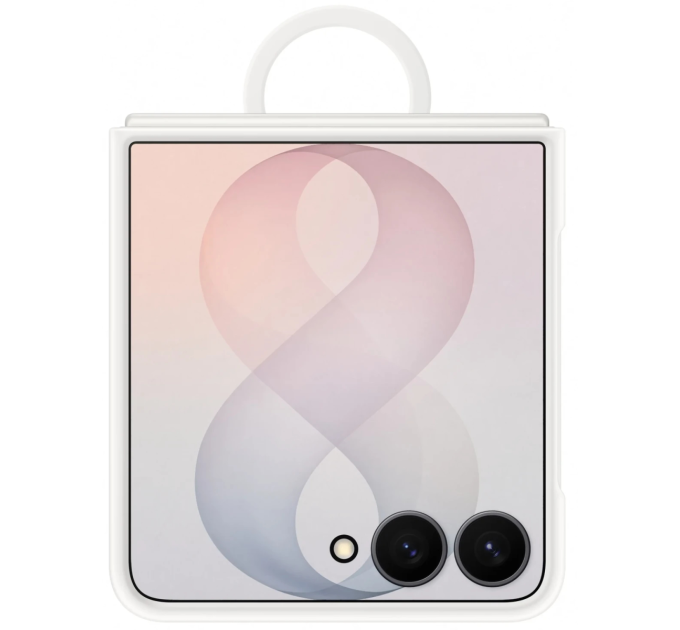 Samsung Чохол Samsung Flip 8 Silicone Ring Magnet Case EF-EF776CWEGUA White