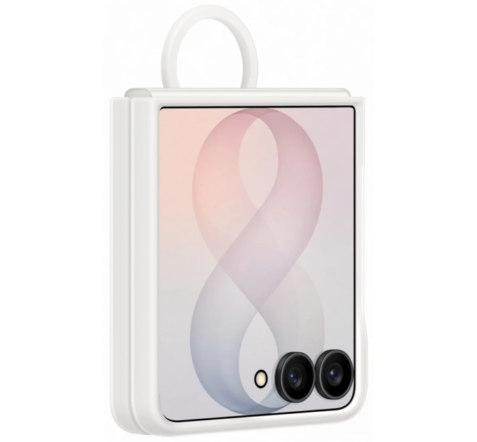 Samsung Чохол Samsung Flip 8 Silicone Ring Magnet Case EF-EF776CWEGUA White