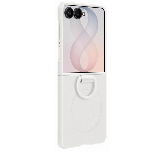 Samsung Чохол Samsung Flip 8 Silicone Ring Magnet Case EF-EF776CWEGUA White