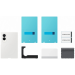 Samsung Чохол Samsung Fold 8 Wide Silicone Magnet Case EF-EF971CWEGUA White