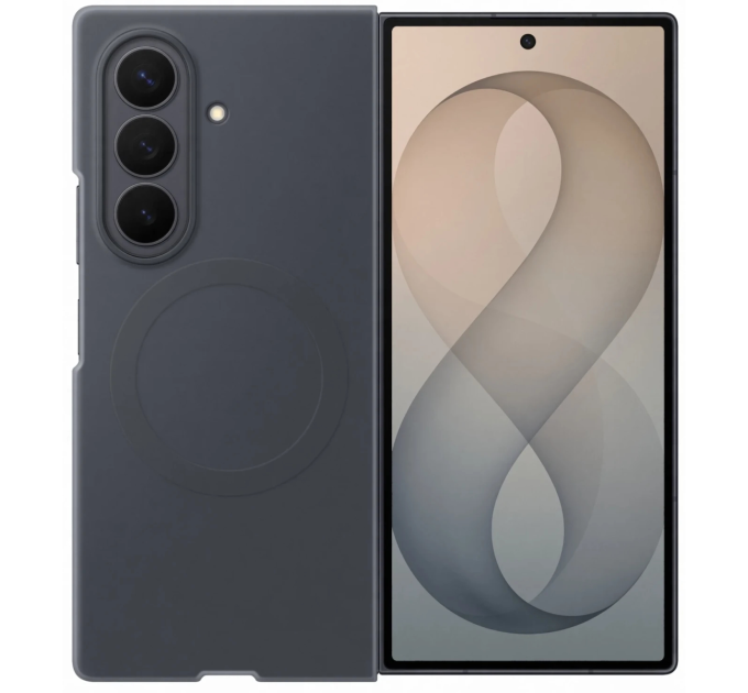 Samsung Чохол Samsung Fold 8 Ultra Silicone Magnet Case EF-EF976CBEGUA Black