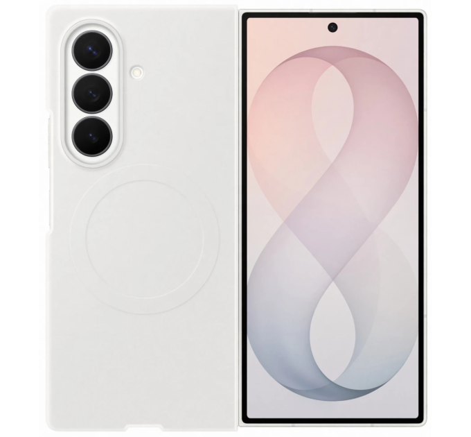 Samsung Чохол Samsung Fold 8 Ultra Silicone Magnet Case EF-EF976CWEGUA White