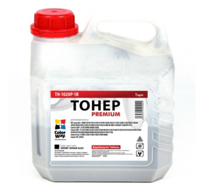 Тонер HP LJ1010 (Q2612A) Canon F703 /Premium ColorWay (TH-1020P-1B)