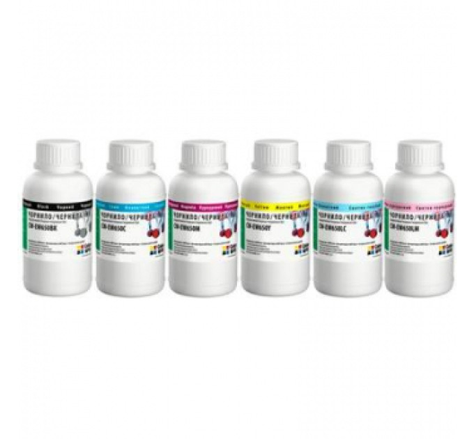 Комплект чорнил CW Epson TX650 (6х200мл) BK/С/M/LС/LM/Y