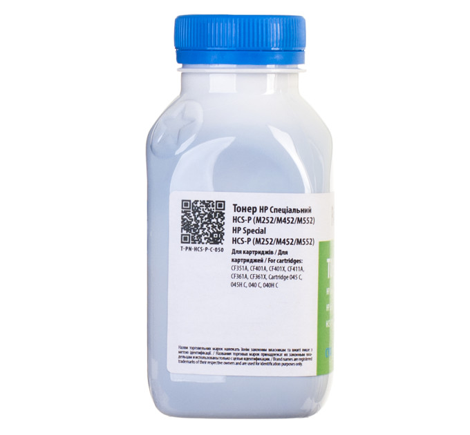 Тонер HP HCS-P (M252/M452/M552) CYAN 50г PATRON