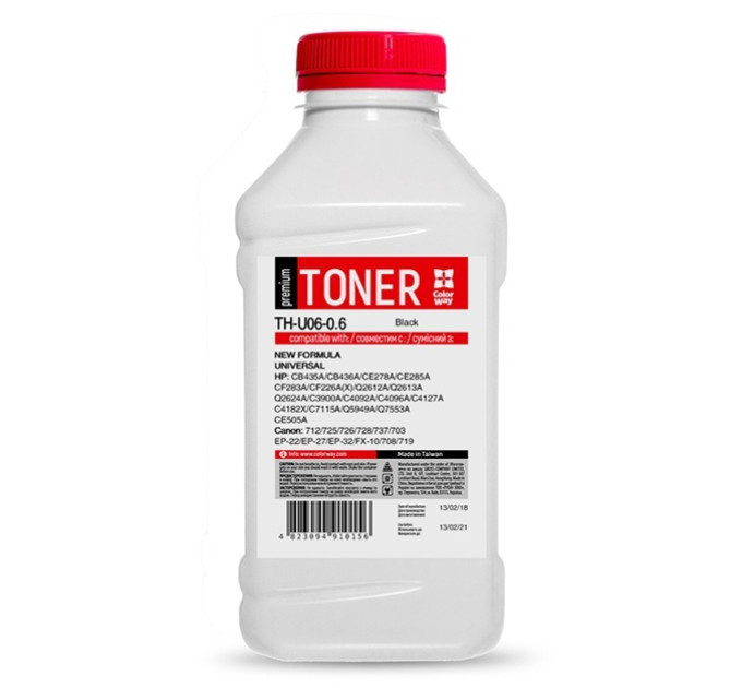 Тонер HP LJ 1005/2035/1010/M402/426 Premium, 60г ColorWay (TH-U06-0.6)