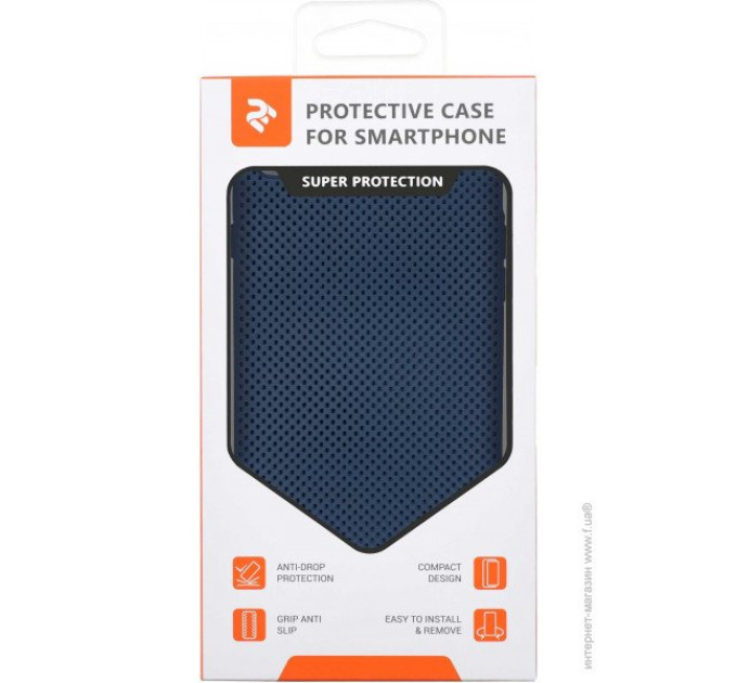 Чохол-накладка для телефону 2Е для Apple iPhone 7/8 Plus, Dots, Navy 2E-IPH-7/8P-JXDT-NV