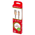 Кабель Lightning Cablexpert (CCPB-L-USB-08G) USB 2.0 A - Lightning, премиум, 2.4А, 1м