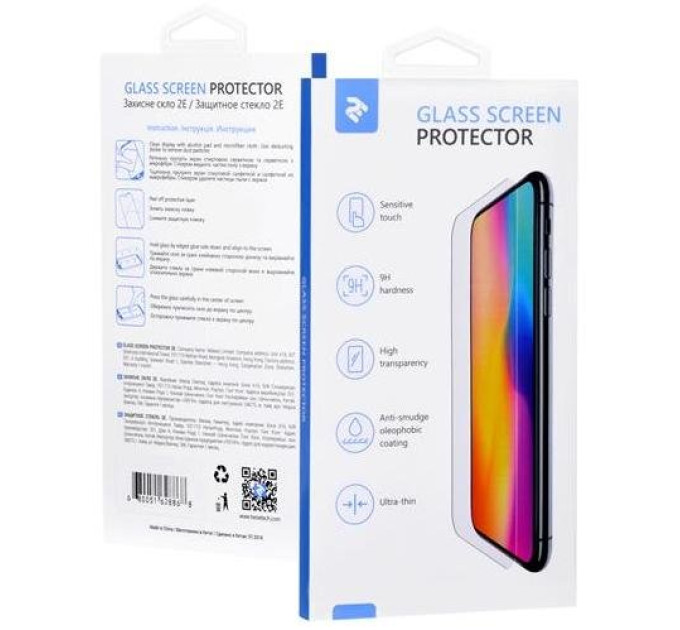 Захисне скло 2E для Samsung Galaxy A40 (A405), 2.5D, Clear 2E-G-A40-LT25D-CL