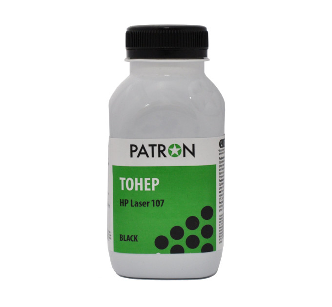 Тонер PATRON HP Laser 107 (W1106A) У ФЛАКОНІ 40 г (PN-HL107-040)