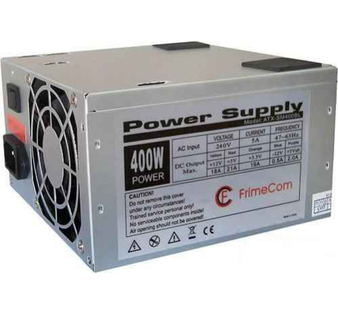 Блок живлення FrimeCom SM400BL (400W P4) ATX 120mm