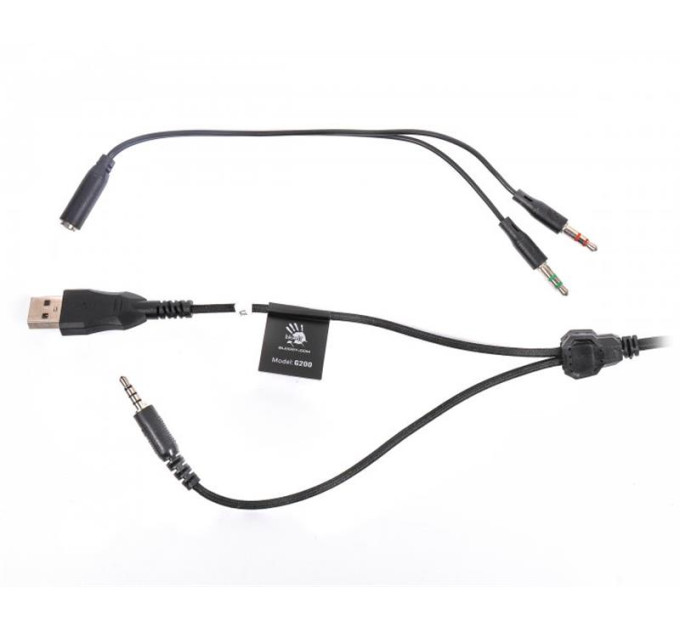 Гарнітура  A4Tech Bloody G200 Black/Red