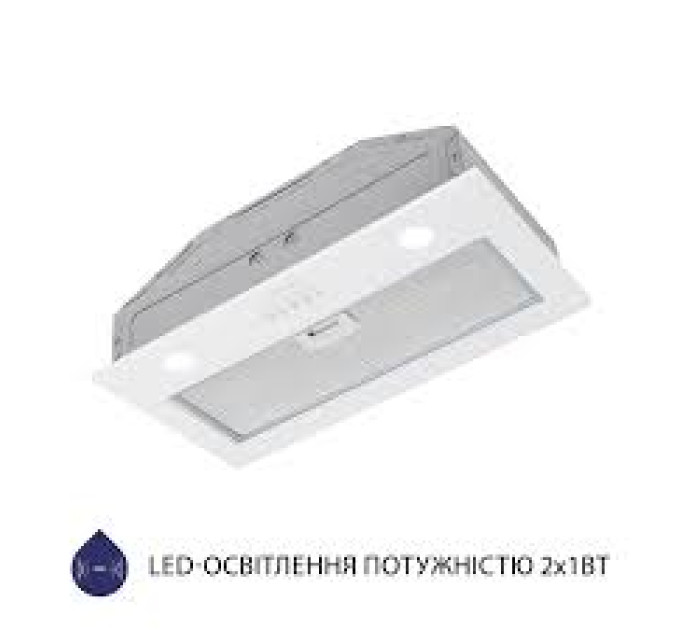 Витяжка MINOLA HBI 52621 WH GLASS 700 LED, Вбудована