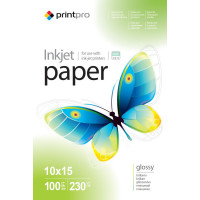 Папір  PrintPro глянц. 230г/м, 10x15 PG230-100
