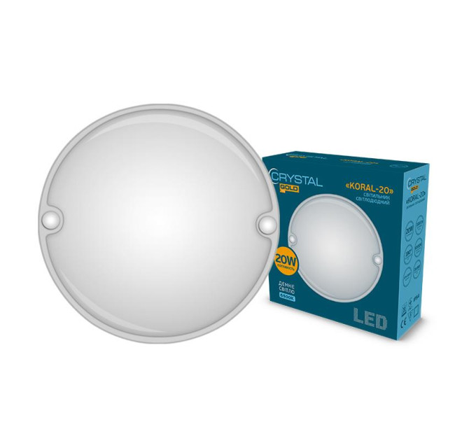 Світильник CRYSTAL GOLD 20W KORAL DNL-031