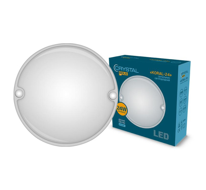 Світильник CRYSTAL GOLD 24W KORAL DNL-033
