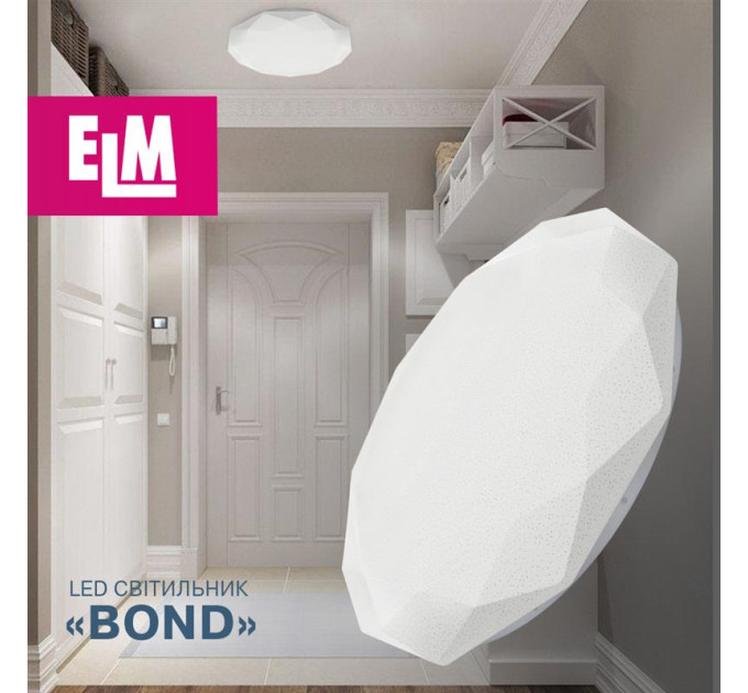 Світильник ELM Bond 36W 4000К IP20 26-0115